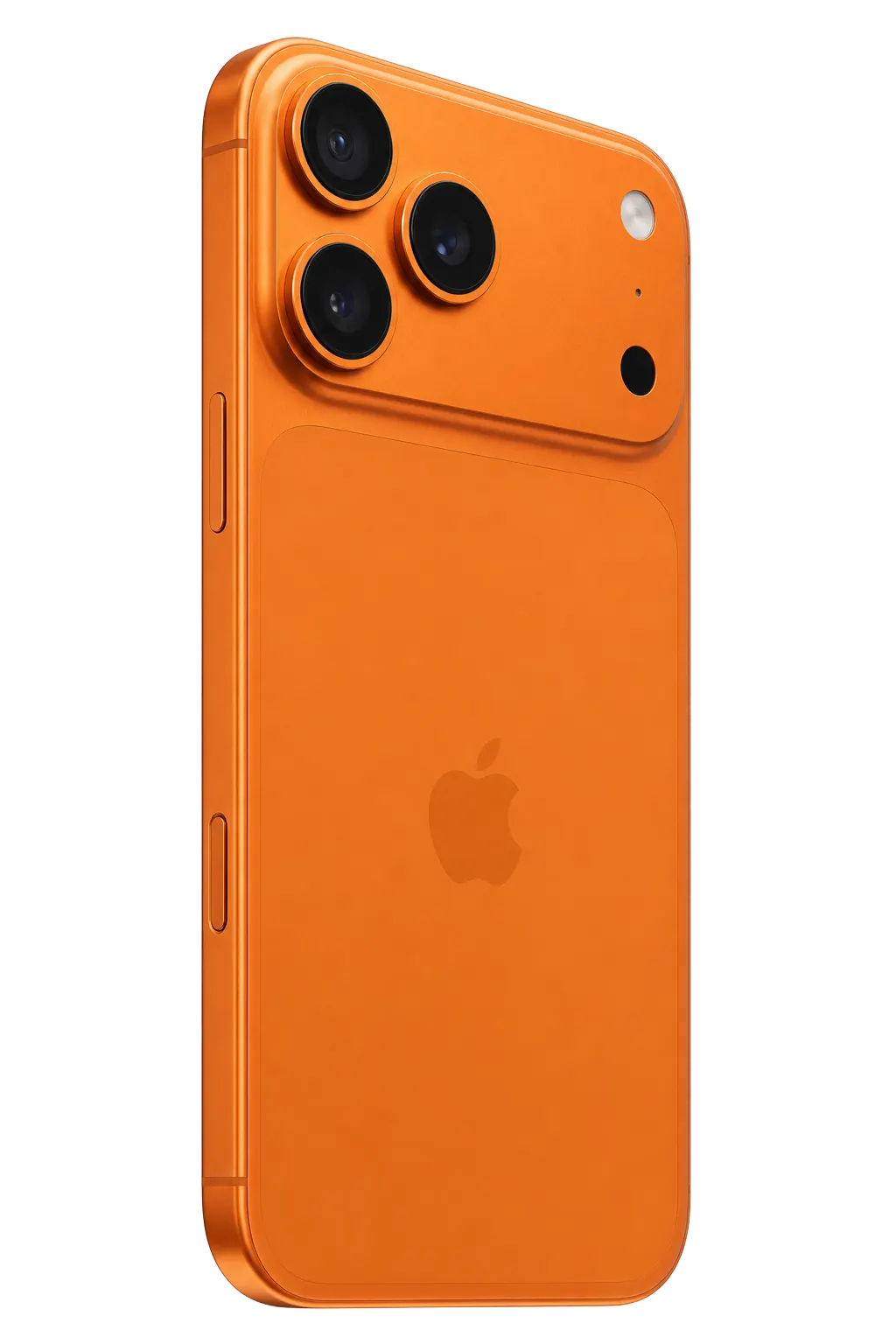 iPhone 17 Pro Max in cosmic orange